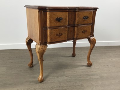 Lot 508 - WALNUT OCTAGONAL WINDOW TABLE