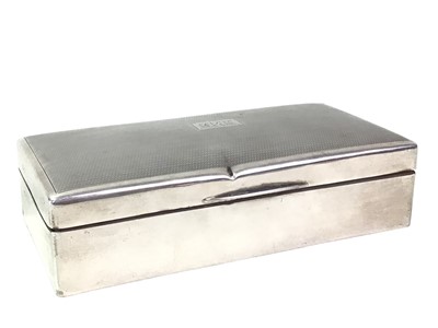 Lot 561 - SILVER CIGARETTE BOX