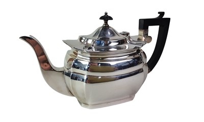 Lot 559 - SILVER PLATED FOUR PIECE TEA AND COFFEE SERVICE