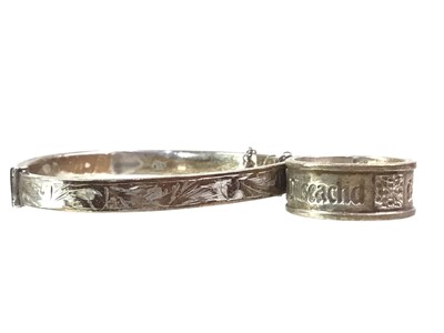 Lot 575 - PAIR OF SILVER CUFFLINKS