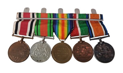 Lot 577 - GROUP OF WWI AND WWII GENERAL SERVICE MEDALS