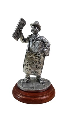 Lot 477 - ENGLISH MINIATURES FINE ART PEWTER FIGURES