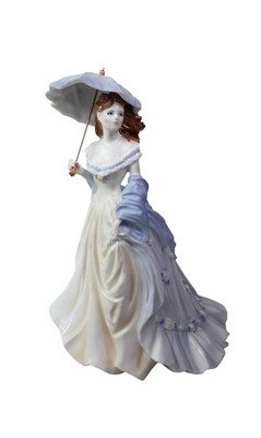 Lot 639 - THREE ROYAL WORCESTER CERAMIC FIGURES