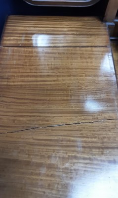 Lot 520 - EDWARDIAN SATINWOOD PRINCESS WARDROBE