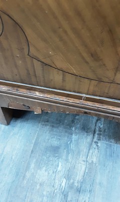 Lot 520 - EDWARDIAN SATINWOOD PRINCESS WARDROBE