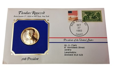 Lot 652 - PRESIDENTIAL MEDALS COVER COLLECTION