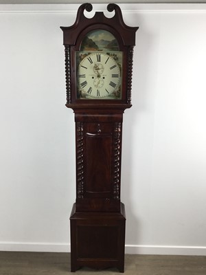 Lot 1035 - VICTORIAN SCOTTISH MAHOGANY LONGCASE CLOCK