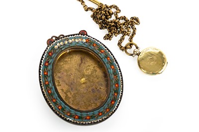 Lot 537 - VICTORIAN MICROMOSAIC PHOTOGRAPH FRAME