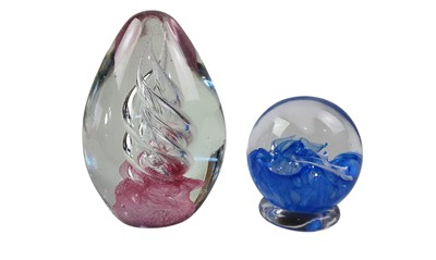 Lot 674 - GROUP OF GLASS PAPERWEIGHTS