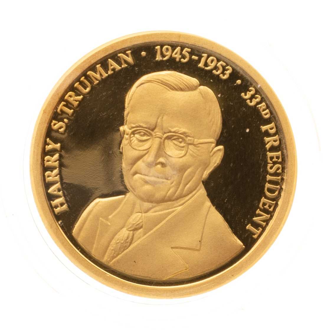Lot 71 - 'PRESIDENTS OF THE USA IN GOLD' COIN, HARRY S. TRUMAN
