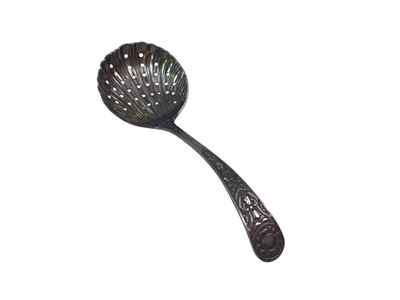 Lot 698 - SILVER SIFTER SPOON