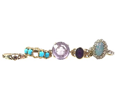 Lot 694 - COLLECTION OF DRESS RINGS