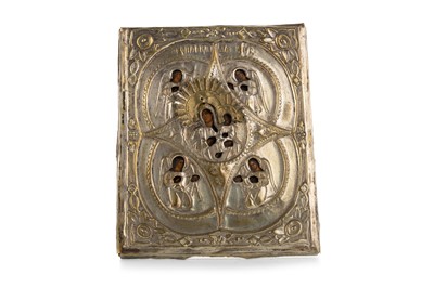 Lot 1301 - RUSSIAN ICON OF THE BURNING BUSH