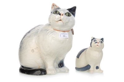 Lot 395 - SISTER SMUDGE, THE PEOPLE'S PALACE CAT CERAMIC FIGURE