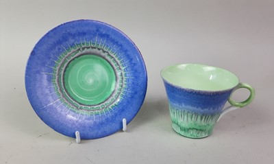 Lot 63 - SHELLEY POTTERY DRIPWARE COFFEE SERVICE