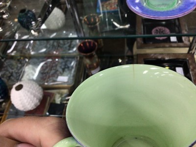 Lot 63 - SHELLEY POTTERY DRIPWARE COFFEE SERVICE