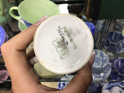 Lot 63 - SHELLEY POTTERY DRIPWARE COFFEE SERVICE