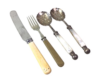 Lot 685 - TWO OAK TABLE CANTEENS OF CUTLERY