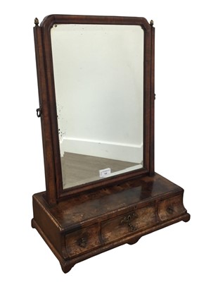 Lot 749 - VICTORIAN MAHOGANY DRESSING TABLE MIRROR