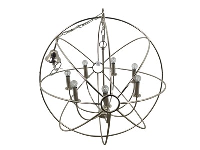 Lot 754 - PAIR OF CAGE CEILING LIGHTS