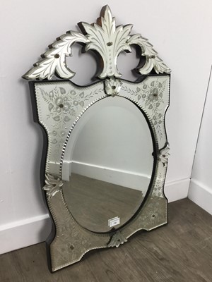 Lot 720 - VENETIAN WALL MIRROR