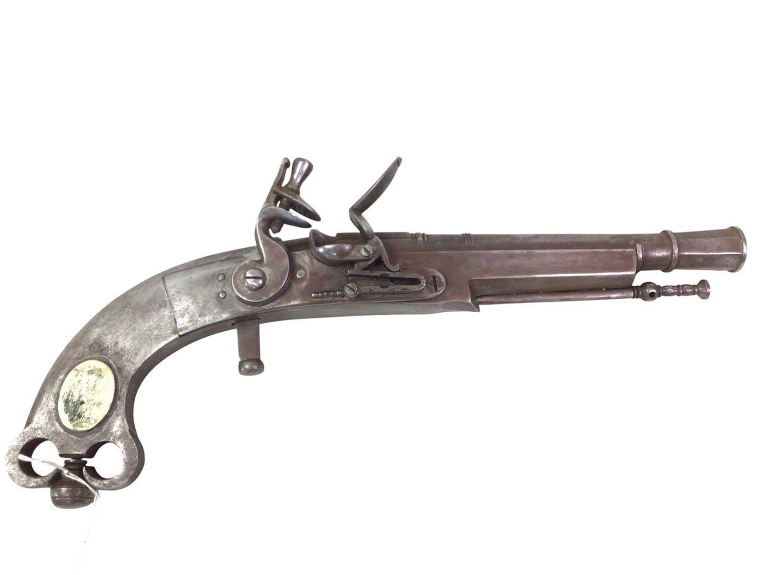 Lot 26 - SET OF THREE REPRODUCTION FLINTLOCK PISTOLS