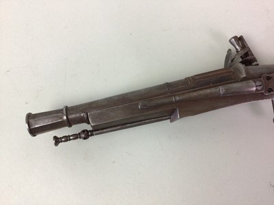 Lot 26 - SET OF THREE REPRODUCTION FLINTLOCK PISTOLS