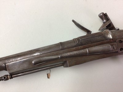 Lot 26 - SET OF THREE REPRODUCTION FLINTLOCK PISTOLS