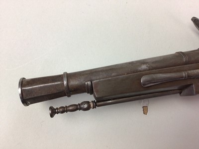 Lot 26 - SET OF THREE REPRODUCTION FLINTLOCK PISTOLS