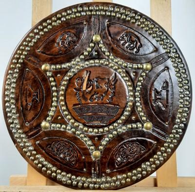 Lot 28 - TWO TARGE STYLE SHIELDS