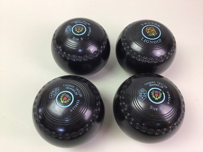 Lot 56 - SET OF FOUR LAWN BOWLS