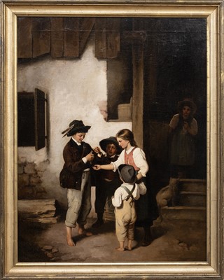 Lot 806 - FOLLOWER OF FRANZ VON DEFREGGER (AUSTRIAN 1835 - 1921)