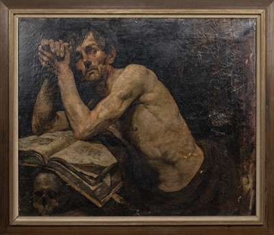 Lot 810 - ATTRIBUTED TO WILHELM LEIBL (GERMAN 1844 - 1900)