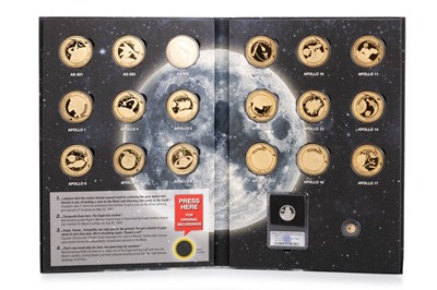 Lot 99 - APOLLO MISSIONS, COMMEMORATIVE COIN SET
