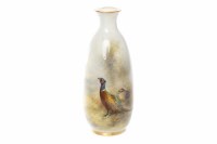 Lot 812 - EARLY 20TH CENTURY ROYAL WORCESTER OVOID VASE...