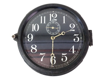 Lot 156 - SHIPS BULKHEAD TIMEPIECE