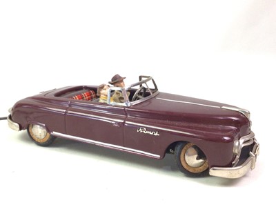 Lot 163 - REMOTE CONTROL TIN PLATE MODEL CAR