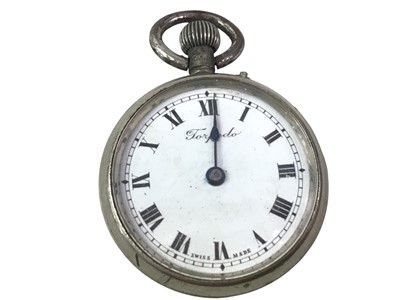 Lot 196 - TWO GOLD CASED WRIST WATCHES