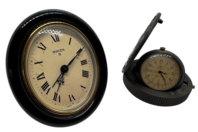 Lot 251 - VINTAGE SWIVA TRAVEL ALARM CLOCK
