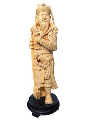 Lot 253 - CHINESE WARRIOR FIGURE
