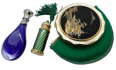 Lot 257 - TWO VINTAGE POWDER COMPACTS