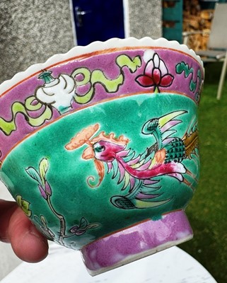 Lot 259 - CHINESE PERANAKAN NONYA STRAITS PORCELAIN BOWL