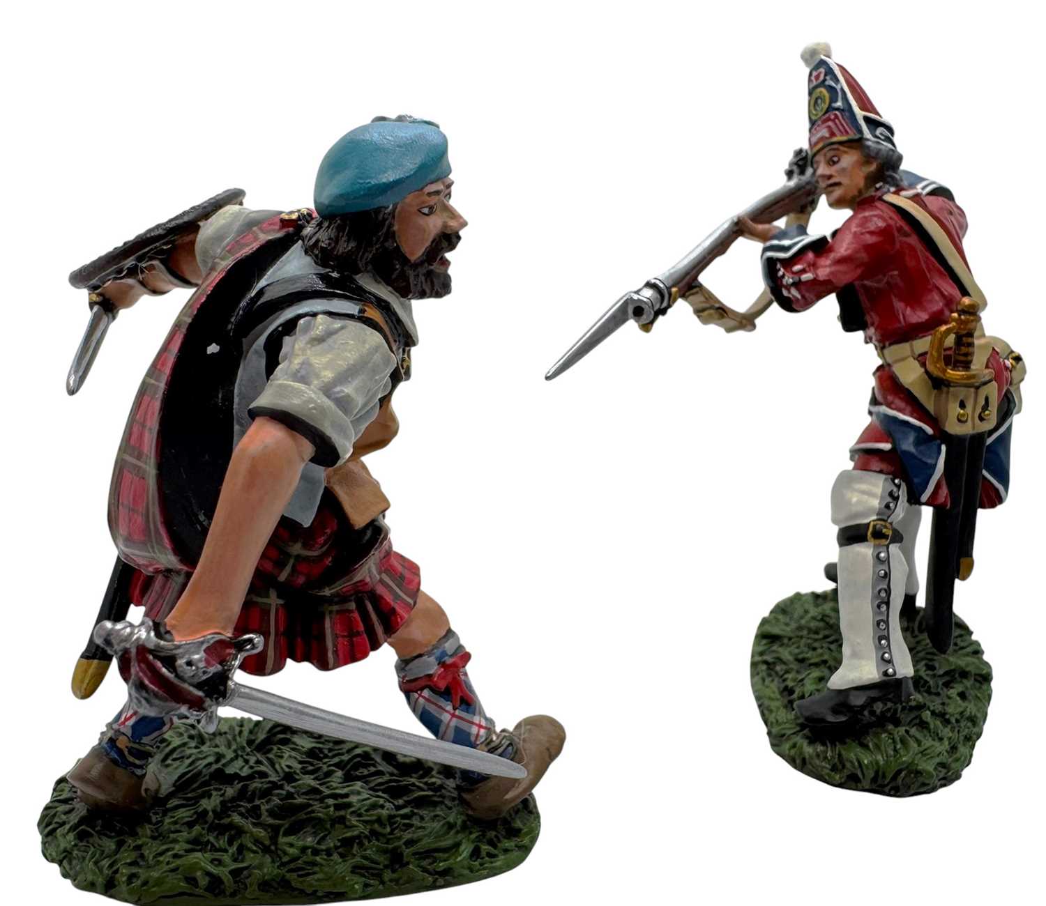 Lot 260 - JOHN JENKINS DESIGNS, FOUR LIMITED EDITION PAINTED LEAD SOLDIER GROUPS