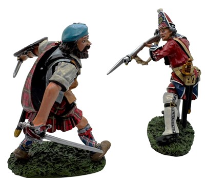 Lot 260 - JOHN JENKINS DESIGNS, FOUR LIMITED EDITION PAINTED LEAD SOLDIER GROUPS