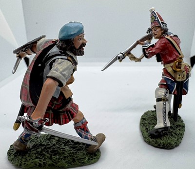 Lot 260 - JOHN JENKINS DESIGNS, FOUR LIMITED EDITION PAINTED LEAD SOLDIER GROUPS