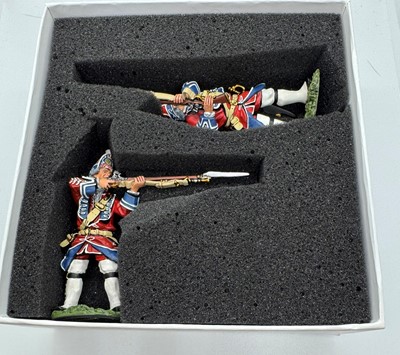 Lot 260 - JOHN JENKINS DESIGNS, FOUR LIMITED EDITION PAINTED LEAD SOLDIER GROUPS