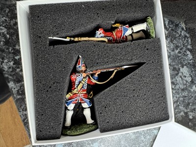 Lot 260 - JOHN JENKINS DESIGNS, FOUR LIMITED EDITION PAINTED LEAD SOLDIER GROUPS