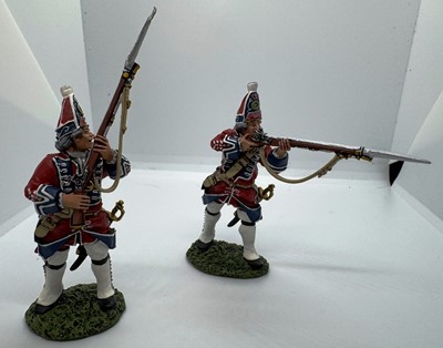 Lot 260 - JOHN JENKINS DESIGNS, FOUR LIMITED EDITION PAINTED LEAD SOLDIER GROUPS