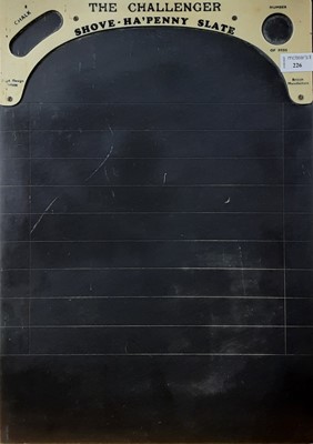 Lot 226 - THE CHALLENGER 'SHOVE HA'PENNY' SLATE