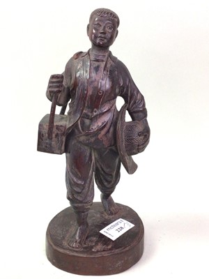 Lot 228 - CHINESE CARVED FIGURE